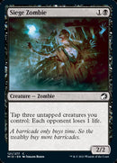 Siege Zombie [Innistrad: Midnight Hunt] Foil