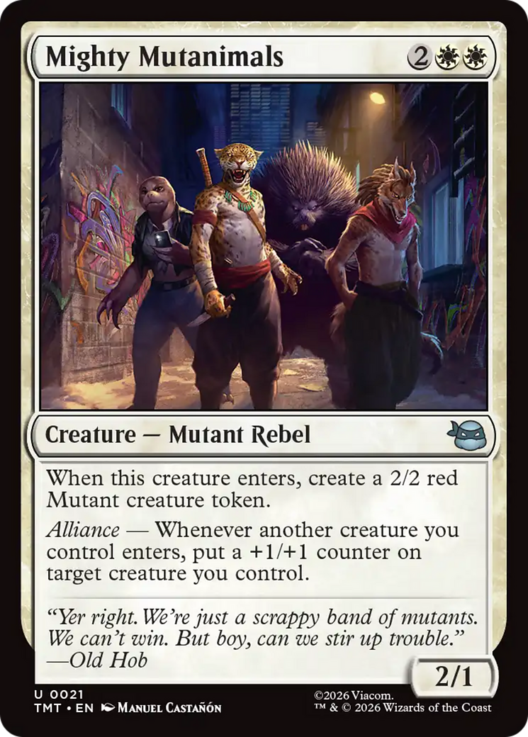 Mighty Mutanimals [Teenage Mutant Ninja Turtles] Foil