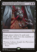 Monumental Corruption [Phyrexia: All Will Be One Commander] Foil
