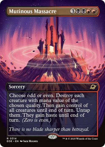 Mutinous Massacre (Borderless) [Edge of Eternities] Foil