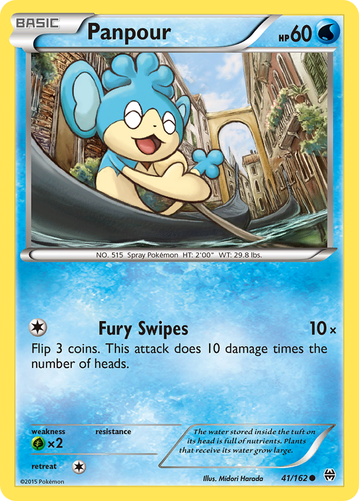 Panpour (41/162) [XY: BREAKthrough] Reverse Holofoil