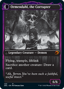 Jerren, Corrupted Bishop // Ormendahl, the Corrupted [Innistrad: Double Feature] Foil