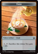 Monk // Food (0021) Double-Sided Token [Avatar: The Last Airbender Tokens] Foil