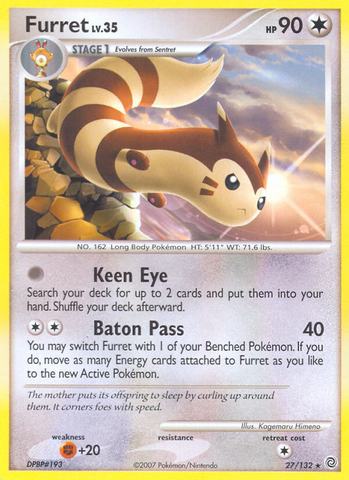 Furret (27/132) [Diamond & Pearl: Secret Wonders] Reverse Holofoil