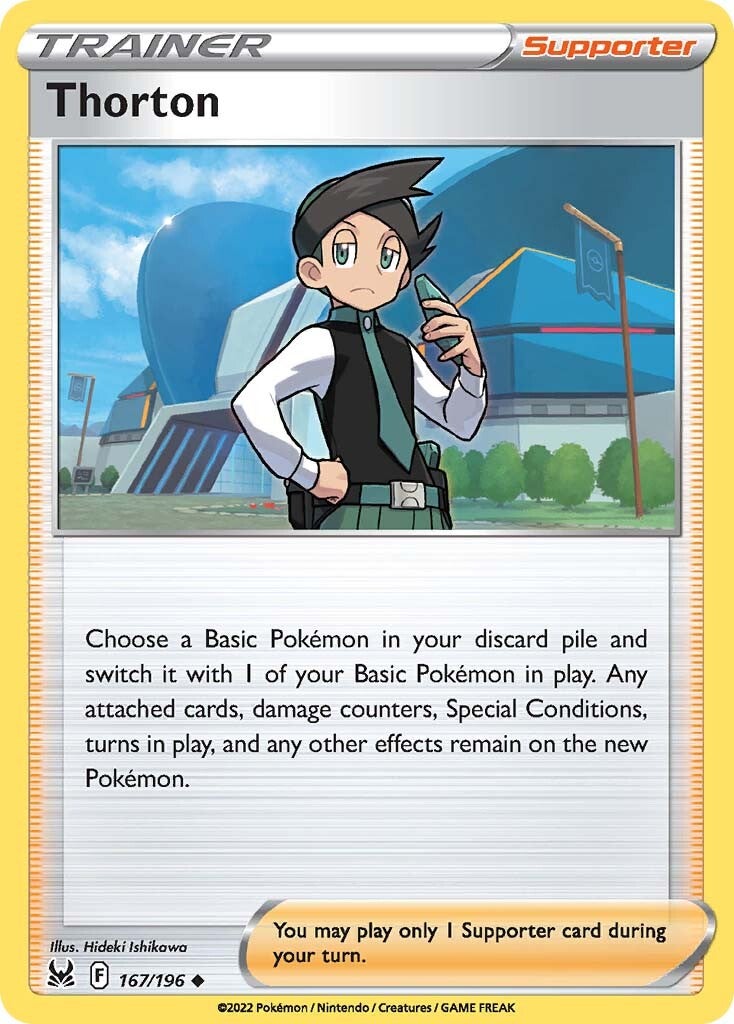 Thorton (167/196) [Sword & Shield: Lost Origin] Reverse Holofoil