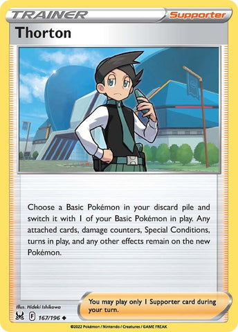 Thorton (167/196) [Sword & Shield: Lost Origin] Reverse Holofoil