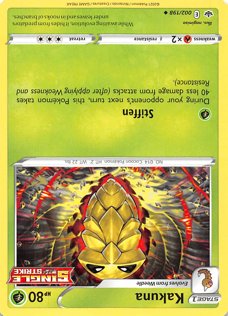 Kakuna (002/198) [Sword & Shield: Chilling Reign] Reverse Holofoil