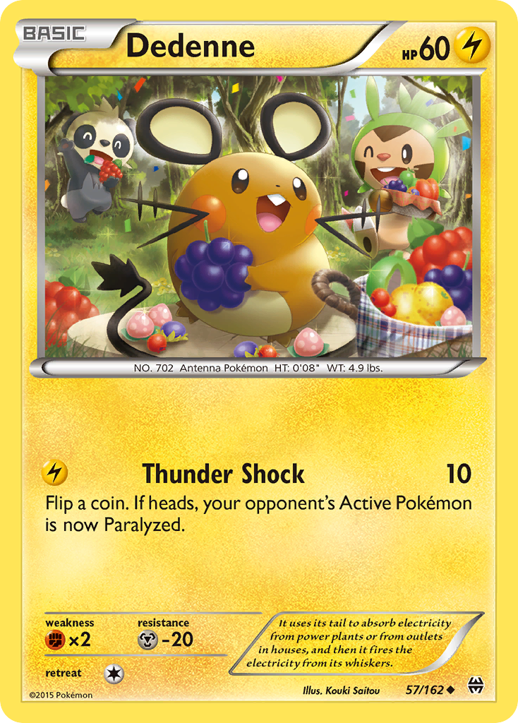 Dedenne (57/162) [XY: BREAKthrough] Reverse Holofoil