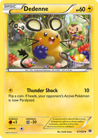 Dedenne (57/162) [XY: BREAKthrough] Reverse Holofoil