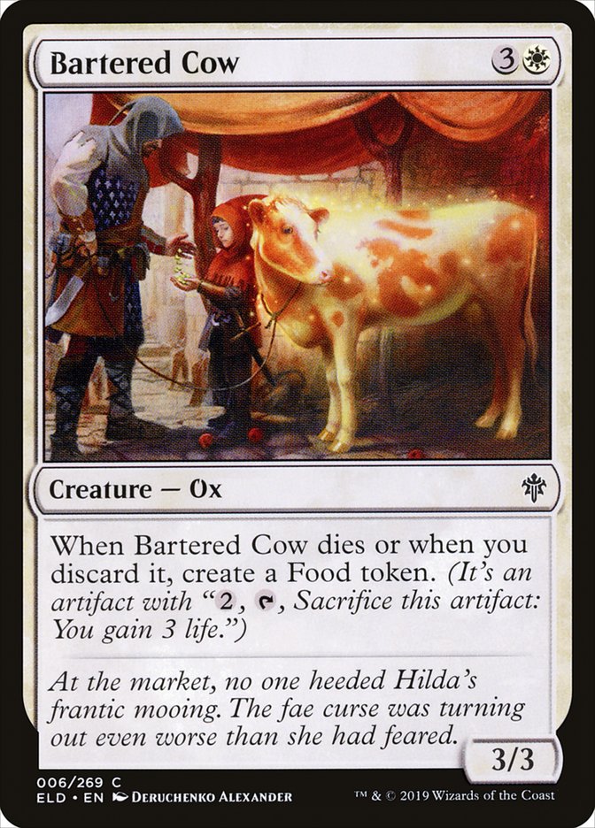Bartered Cow [Throne of Eldraine] Foil