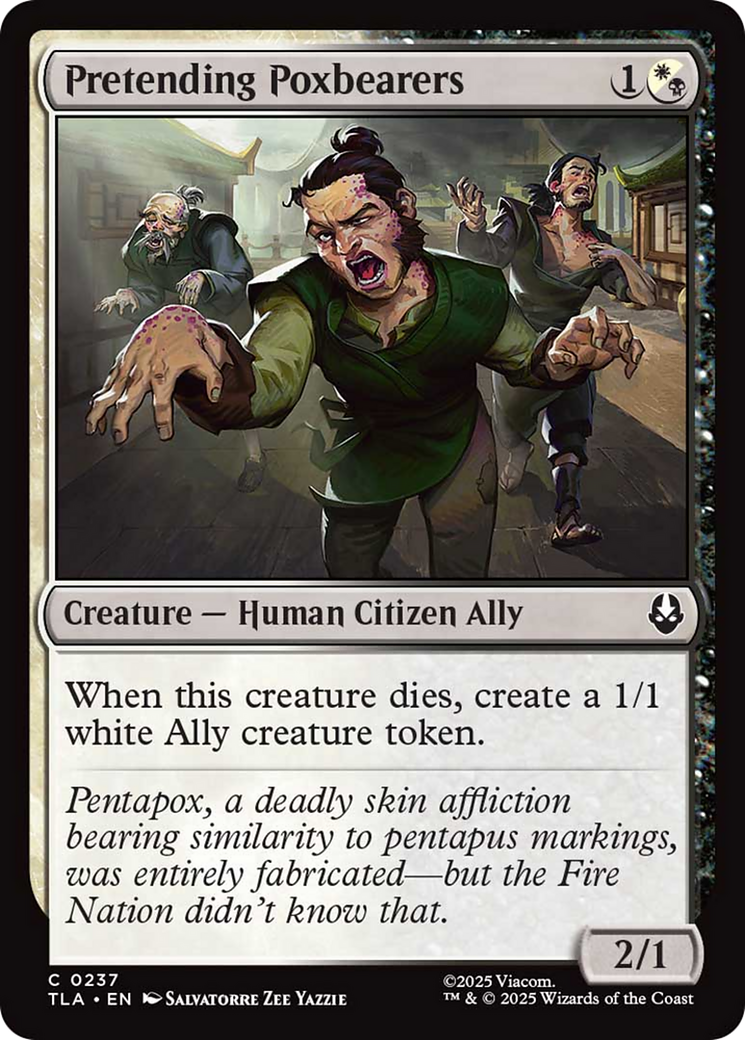 Pretending Poxbearers [Avatar: The Last Airbender] Foil