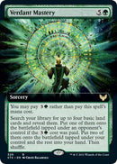 Verdant Mastery (Extended Art) [Strixhaven: School of Mages] Foil