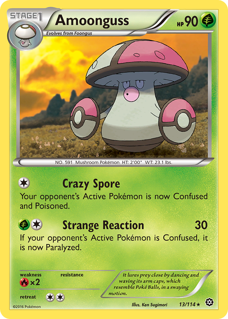 Amoonguss (13/114) [XY: Steam Siege] Reverse Holofoil