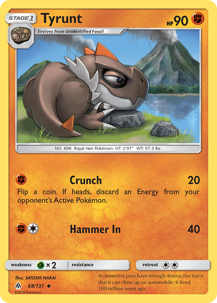 Tyrunt (68/131) [Sun & Moon: Forbidden Light] Reverse Holofoil