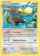 Lopunny (85/106) [XY: Flashfire] Reverse Holofoil