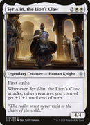 Syr Alin, the Lion's Claw [Throne of Eldraine] Foil
