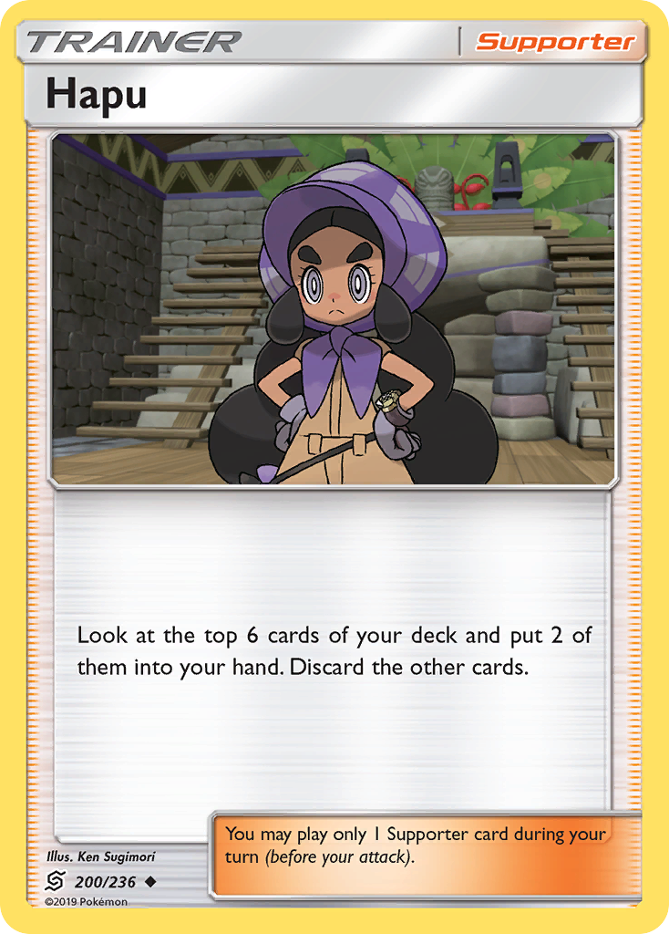 Hapu (200/236) [Sun & Moon: Unified Minds] Reverse Holofoil