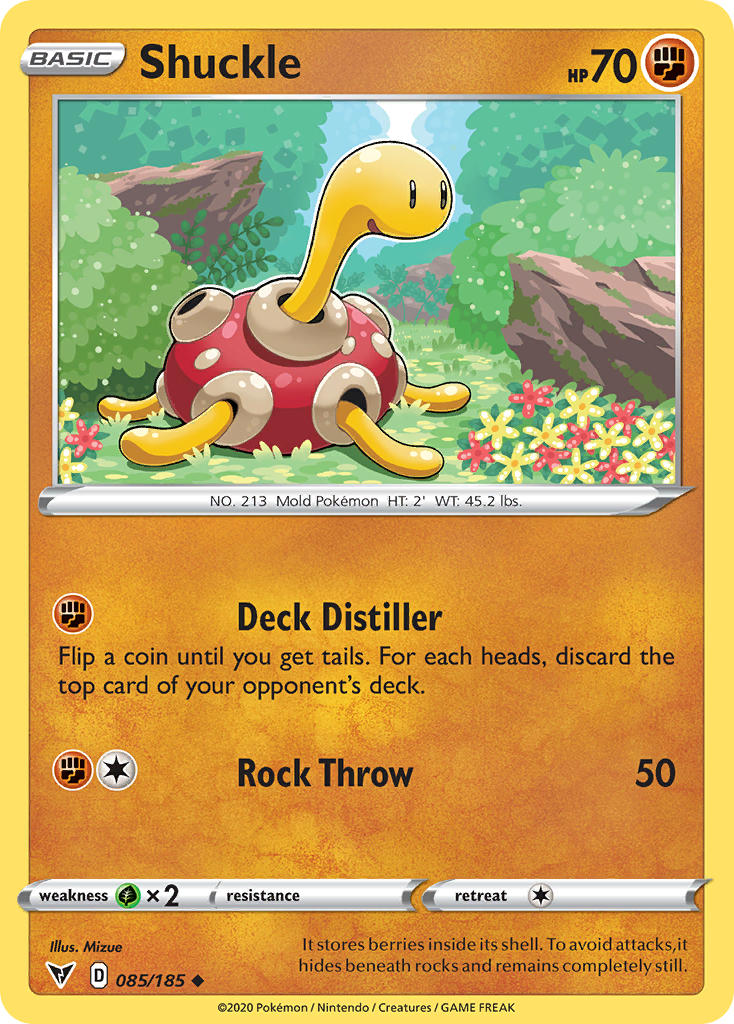 Shuckle (085/185) [Sword & Shield: Vivid Voltage] Reverse Holofoil