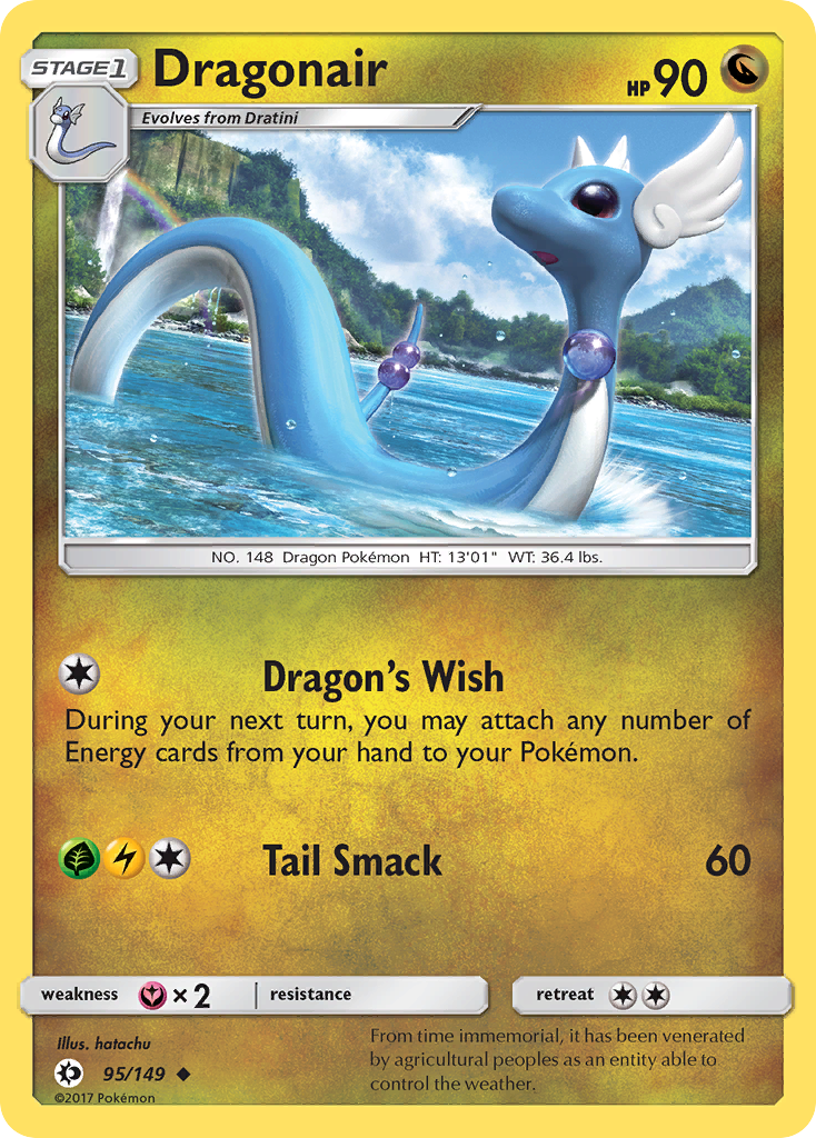 Dragonair (95/149) [Sun & Moon: Base Set] Reverse Holofoil