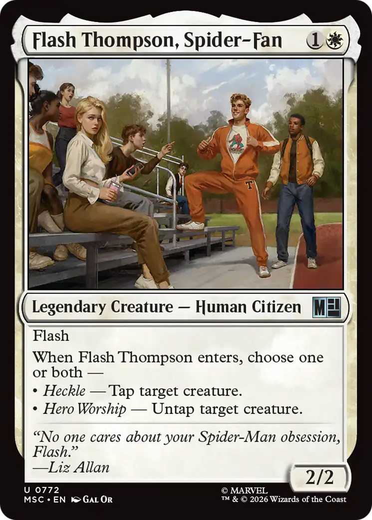 Flash Thompson, Spider-Fan [Marvel Super Heroes Commander] Foil