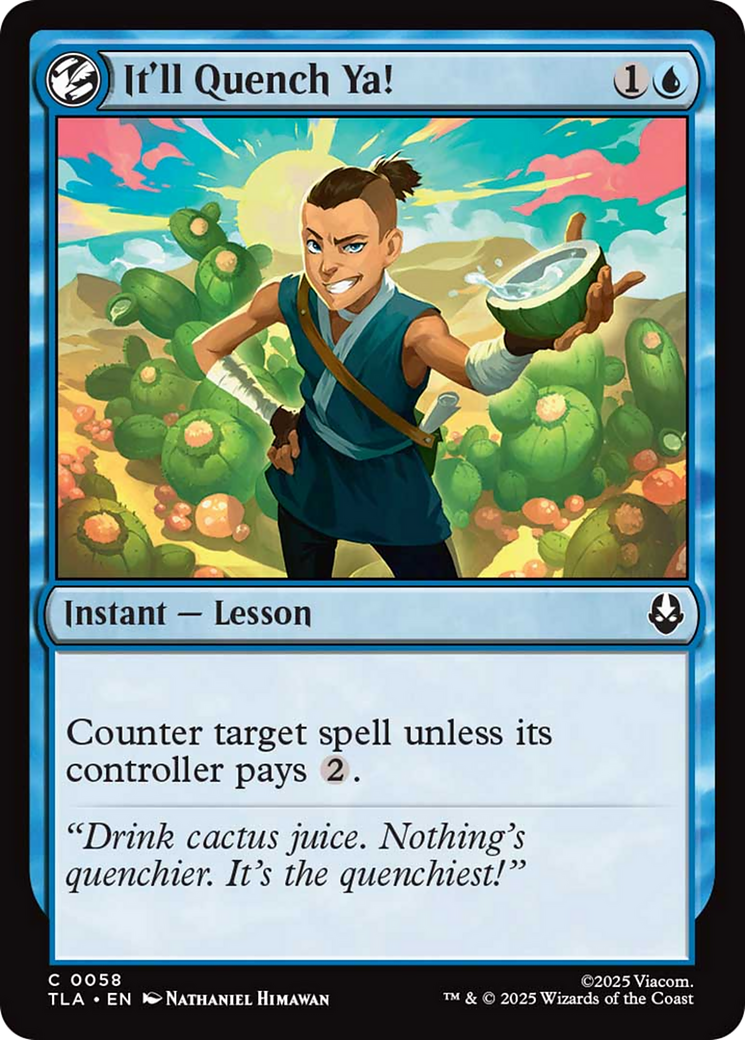 It'll Quench Ya! [Avatar: The Last Airbender] Foil