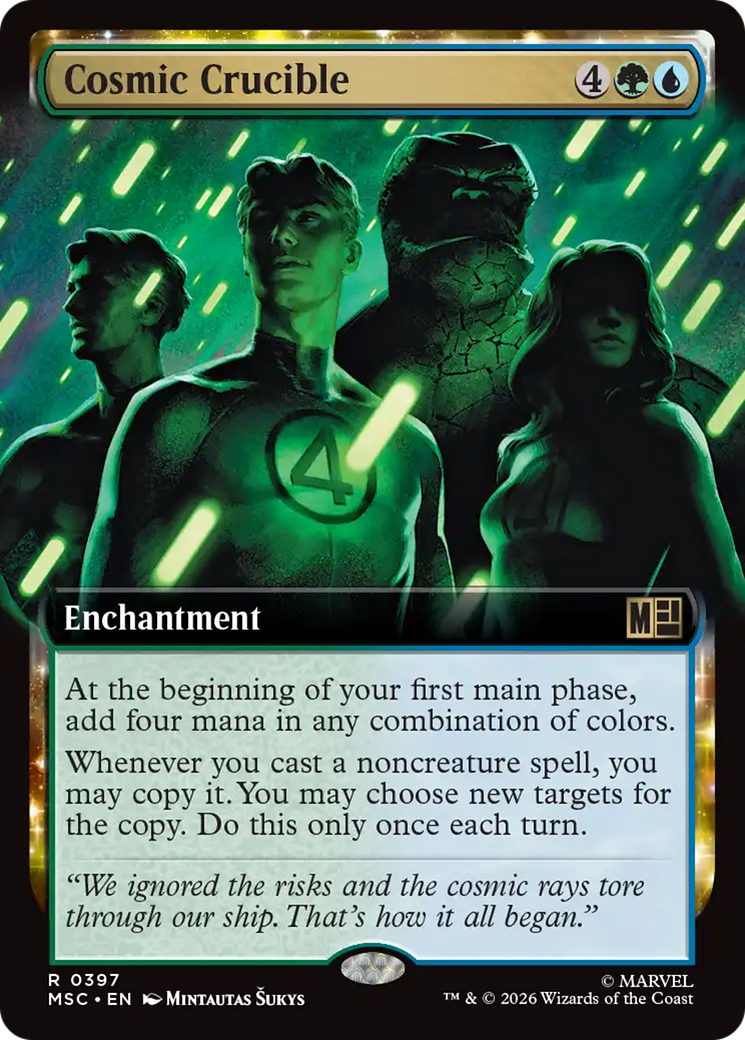 Cosmic Crucible (Extended Art) [Marvel Super Heroes Commander] Foil