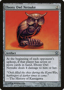 Ebony Owl Netsuke [Saviors of Kamigawa] Foil