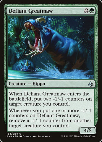 Defiant Greatmaw [Amonkhet] Foil