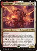Quintorius, Loremaster [March of the Machine] Foil