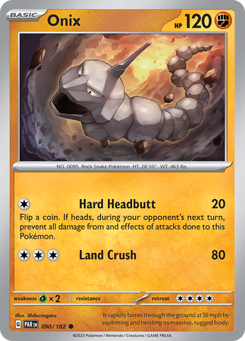 Onix (090/182) [Scarlet & Violet: Paradox Rift] Reverse Holofoil