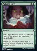 Nature's Lore [Commander Legends: Battle for Baldur's Gate] Foil