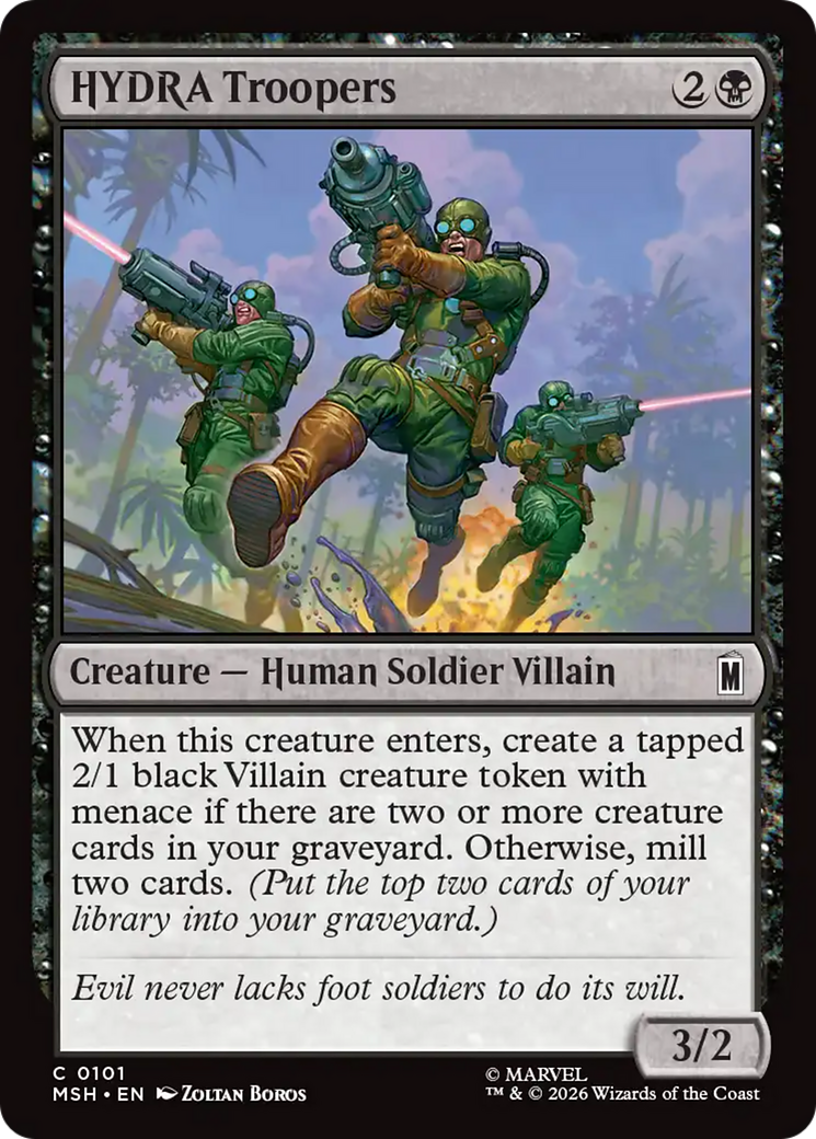 HYDRA Troopers [Marvel Super Heroes] Foil