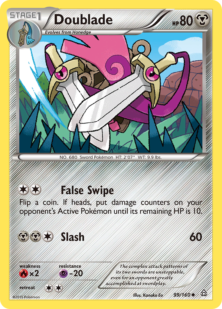 Doublade (99/160) [XY: Primal Clash] Reverse Holofoil