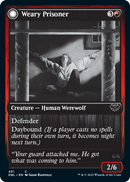 Weary Prisoner // Wrathful Jailbreaker [Innistrad: Double Feature] Foil