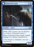 Uninvited Geist // Unimpeded Trespasser [Shadows over Innistrad] Foil