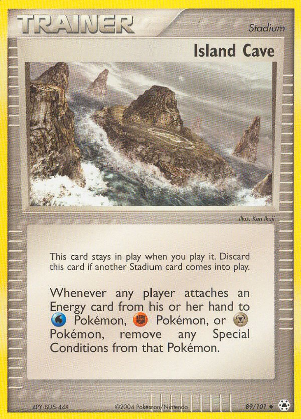 Island Cave (89/101) [EX: Hidden Legends] Reverse Holofoil