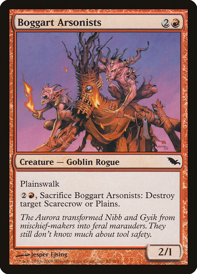 Boggart Arsonists [Shadowmoor] Foil
