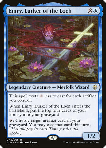 Emry, Lurker of the Loch (Promo Pack) [Throne of Eldraine Promos] Foil