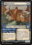 Queen of Ice // Rage of Winter (Showcase) [Throne of Eldraine] Foil