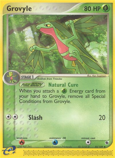 Grovyle (32/109) [EX: Ruby & Sapphire] Reverse Holofoil