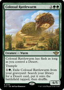 Colossal Rattlewurm [Outlaws of Thunder Junction] Foil