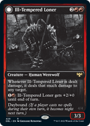 Ill-Tempered Loner // Howlpack Avenger [Innistrad: Double Feature] Foil