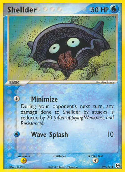 Shellder (79/112) [EX: FireRed & LeafGreen] Reverse Holofoil