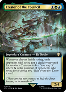 Erestor of the Council (Extended Art) [The Lord of the Rings: Tales of Middle-Earth Commander] Foil