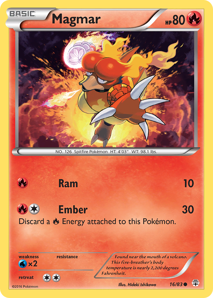 Magmar (16/83) [XY: Generations] Reverse Holofoil