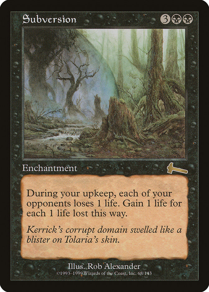 Subversion [Urza's Legacy] Foil