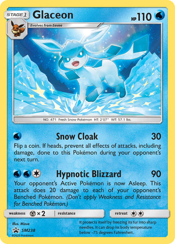 Glaceon (SM238) [Sun & Moon: Black Star Promos] Holofoil