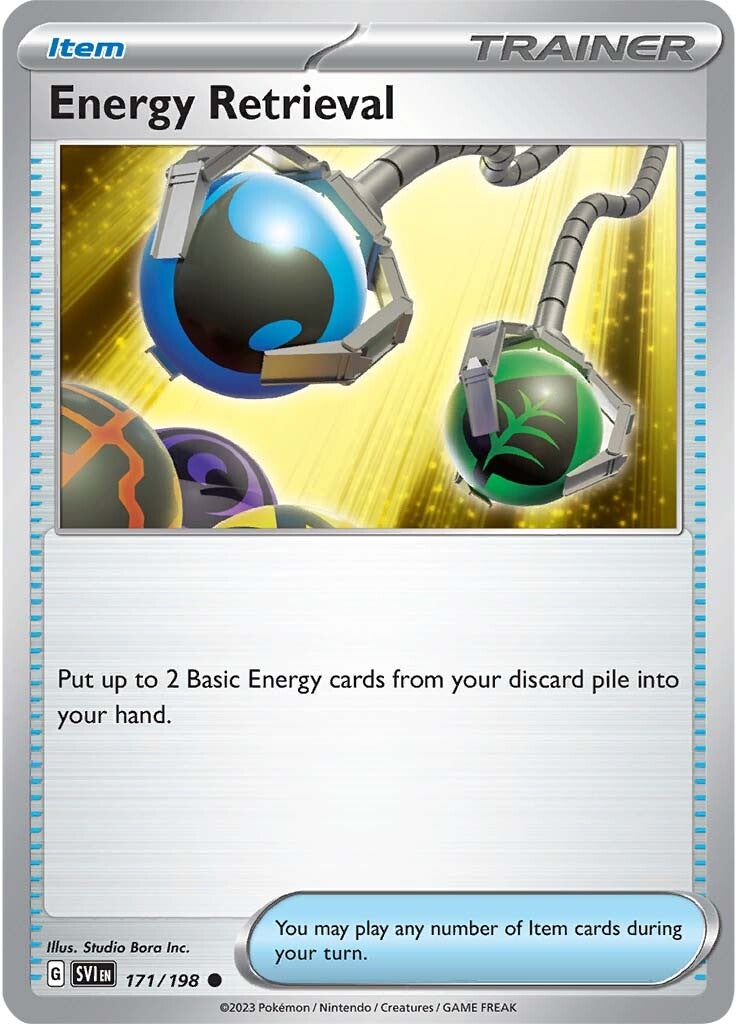 Energy Retrieval (171/198) [Scarlet & Violet: Base Set] Reverse Holofoil