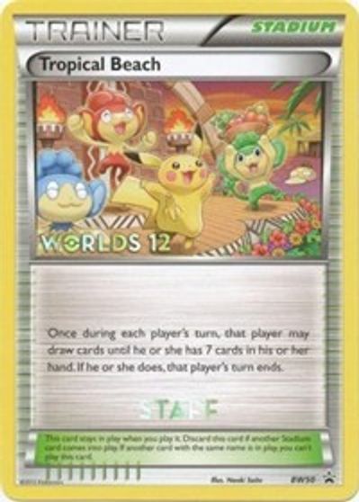 Tropical Beach (BW50) (Staff) [Black & White: Black Star Promos] Holofoil