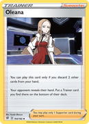 Oleana (163/192) [Sword & Shield: Rebel Clash] Reverse Holofoil